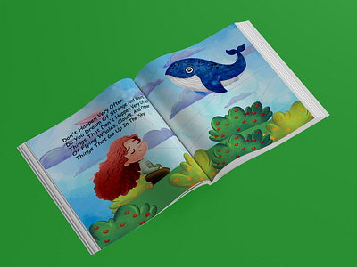 Children's book character illustration