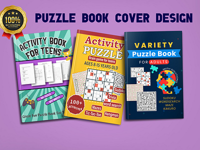 Kdp Puzzle Book Cover Design