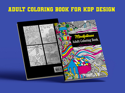 adult coloring book design for kdp