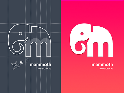 Mammoth logo concept branding logo mammoth megamenu menu submenu