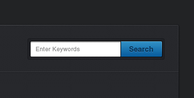 Search Box blue box button form input keywords search ui