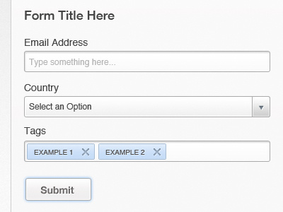 Form Styles address blue button clean country email form grey input selector simple submit tag ui