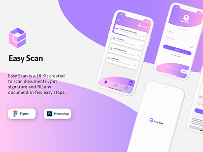 Scanner Application UI design(Easy Scan)