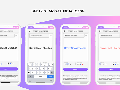 Easy scan Signature Feature Ui screens design figma illustration logo prototyping ui user user experience user interface ux visual design