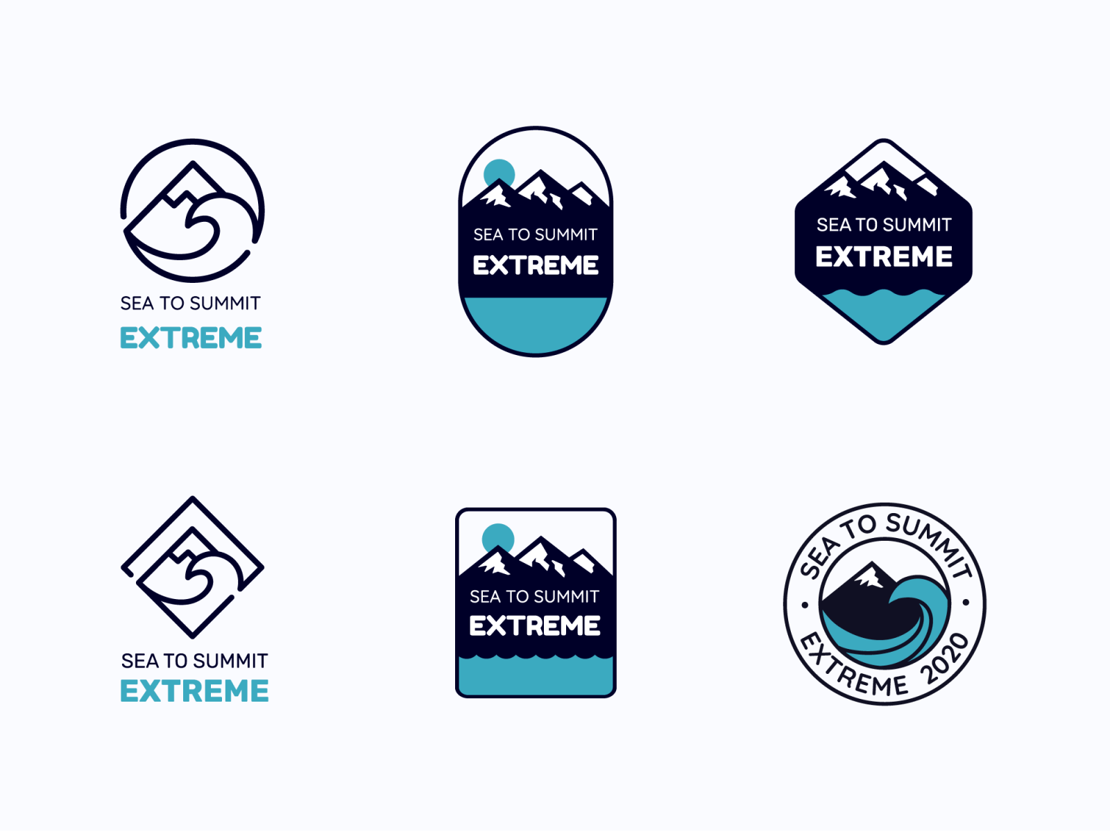 Sea to Summit Logo Concepts by Alan Danby on Dribbble