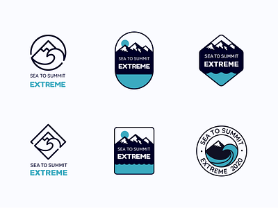 Sea to Summit Logo Concepts action adventure branding event icon identity illustration logo logo design concept logo mark logodesign logomarks logos logotype outdoor sport symbol typography