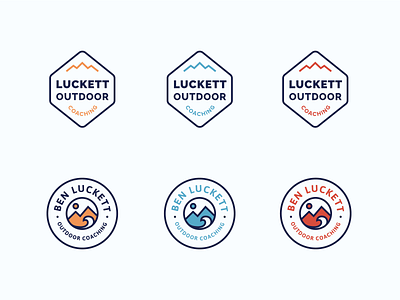 Ben Luckett Outdoor Logo Concepts adventure branding design icon identity logo logo concepts logo design logo mark logo type logodesign logomarks logos logotype outdoor sport sports symbol