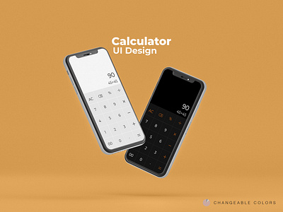 Calculator UI Design Mockup