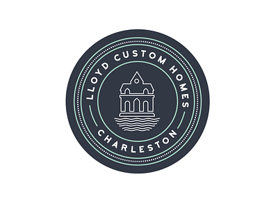 Lloyd Custom Homes builders charleston contractors identity design logo