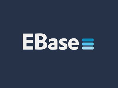 EBase Logo database identity design logo