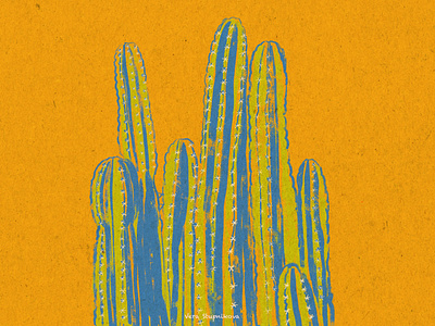 Cacti illustration cacti cactus cactus illustration design digital art graphic design illustrated illustration pattern
