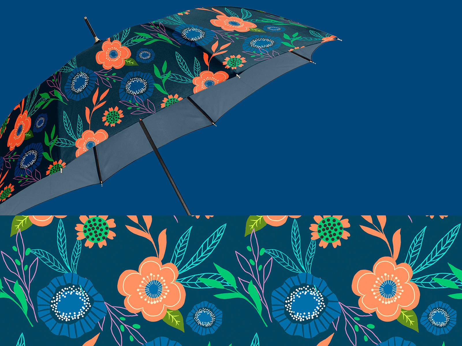 Floral pattern for the umbrella by Vera S on Dribbble