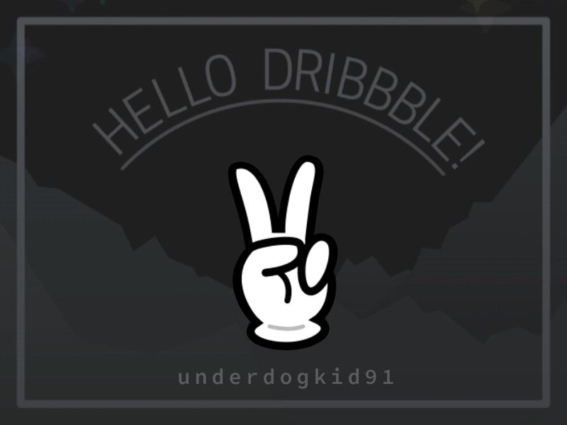 hello dribbble! 3d debut particles three.js