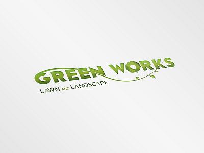 Logo design for lawn and landscape business