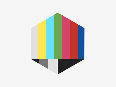 Hiatus colours hexagon hiatus logo test card tv