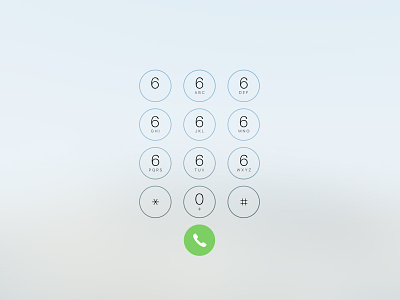 Tough call. apple call dialer ios keypad life minimal numbers satire ui