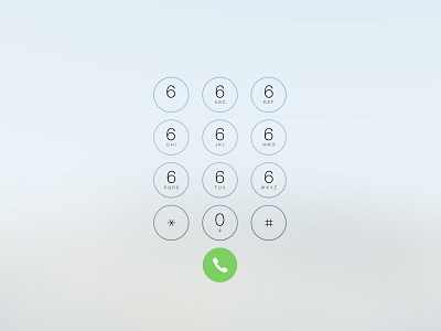 Tough call. apple call dialer ios keypad life minimal numbers satire ui