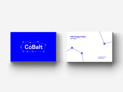 CoBalt Business Cards business cards cobalt design logo typography