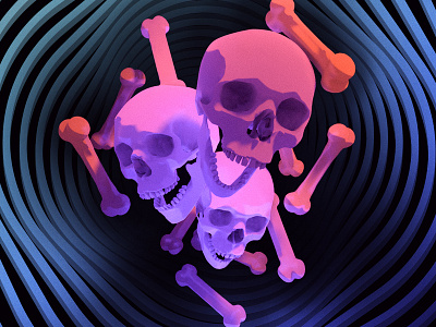 Spoopy | 2018 3d c4d cinema4d design dynamics illustration pink render