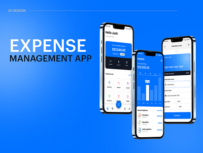 Expense Management App appli application branding dashboard design expense illustration landing page logo management ui user interface ux vector