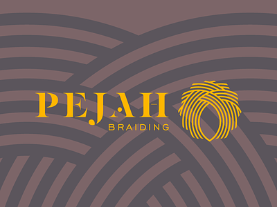 Pejah Braiding Rebranding brand branding project color logotype color palette color shapes identity logo logo mark