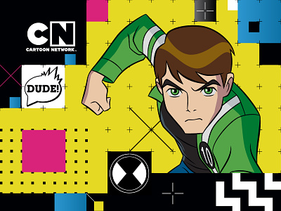 Cartoon Network branding branding project cartoon network color palette color shapes design grid design icon identity illustration pattern vector