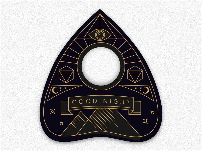 Ouija Planchette by Gaana Srinivas on Dribbble