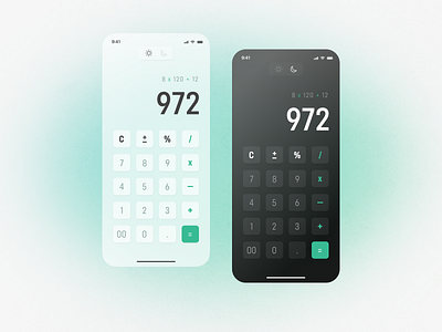 Calculator App | Daily UI Challenge 004 app app design application calculator calculator app calculator design daily ui dailyui design figma ui user interface