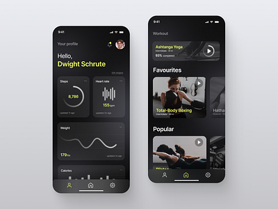 Fitness App | Daily UI Challenge 006