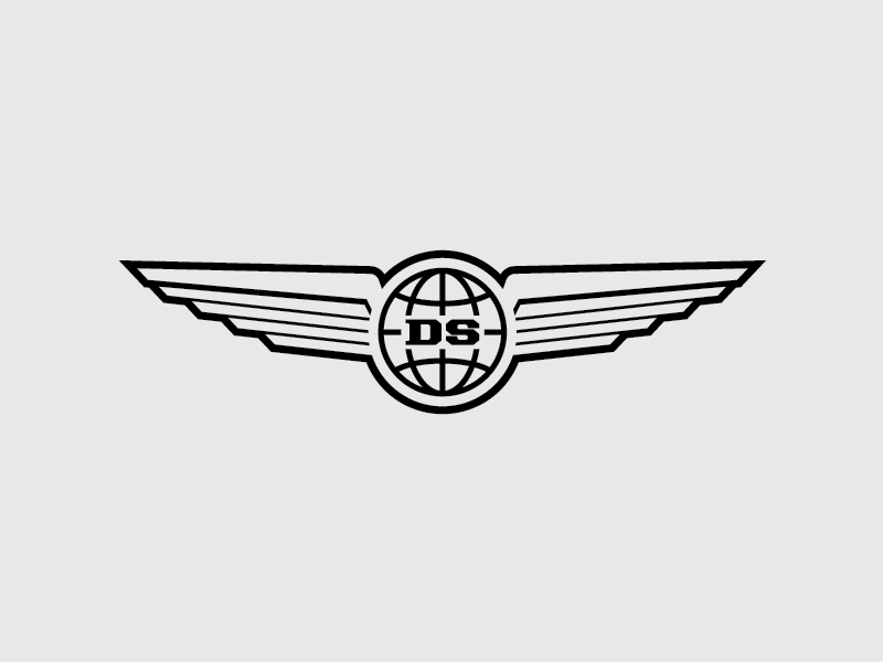 Deadstock Worldwide logo icon embroidery wings world globe apparel