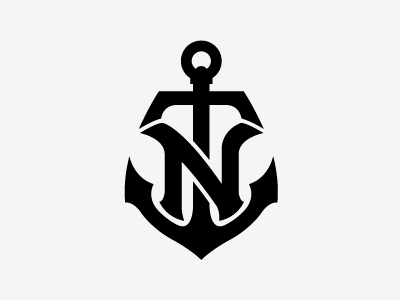 Notus Identity black icon monogram typography