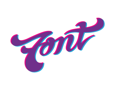 Font 3d blue font hand lettering lettering script type typography vintage