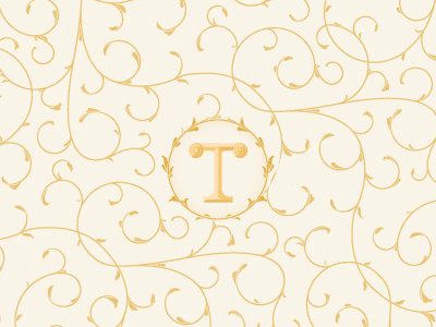 Travella Background background filigree logo ornate