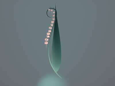 Lily of the Valley v0.2 3d 3d4designers c4d flower illustration