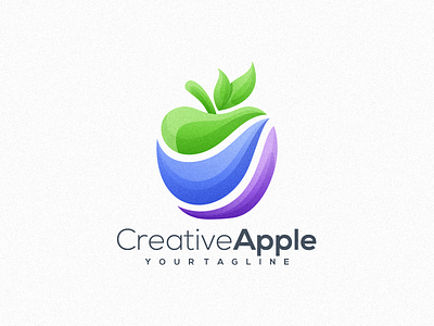 Apple Color logo app branding design gradient graphic design illustration logo ui ux vector