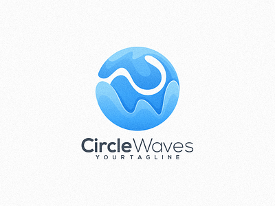 Circle Waves Color logo app branding circle design gradient graphic design illustration logo ui ux vector wave