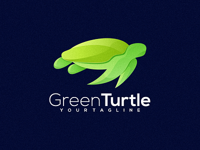 Green Turtle Color app branding design gradient graphic design green illustration logo turtle ui ux vector