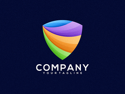 Shield Color logo app branding design fullcolor gradient graphic design illustration logo ui ux vector