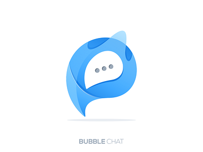 Bubble Chat Color logo app branding design gradient graphic design illustration logo ui ux vector