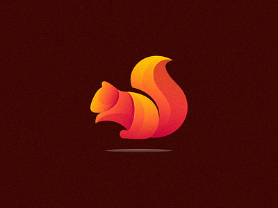 Squirrel Logo Concept app branding color design gradient graphic design illustration logo squirrel ui ux vector