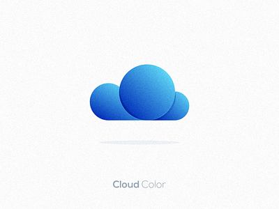 Cloud Logo Concept app branding cloud color design gradient graphic design illustration logo ui ux vector
