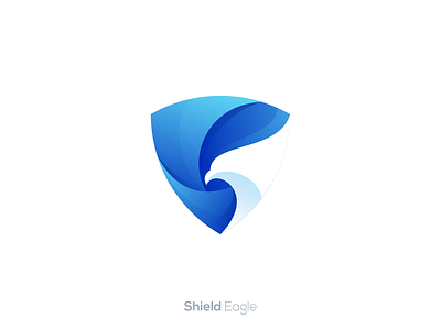 Shield Eagle Logo Concept branding color design eagle gradient graphic design illustration logo ui ux vector