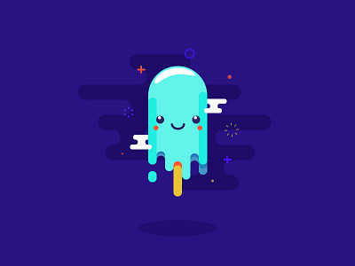 Ice Cream Flat Vector