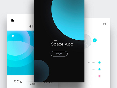 Space App Theme app clean design malaysia mobile modern space travel ui ux