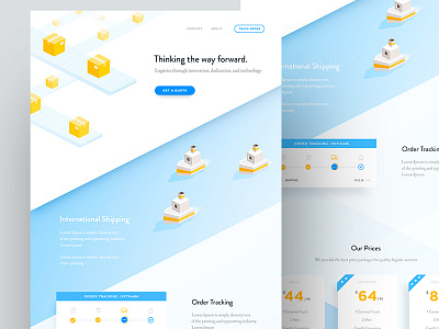 Logistics Landing Page