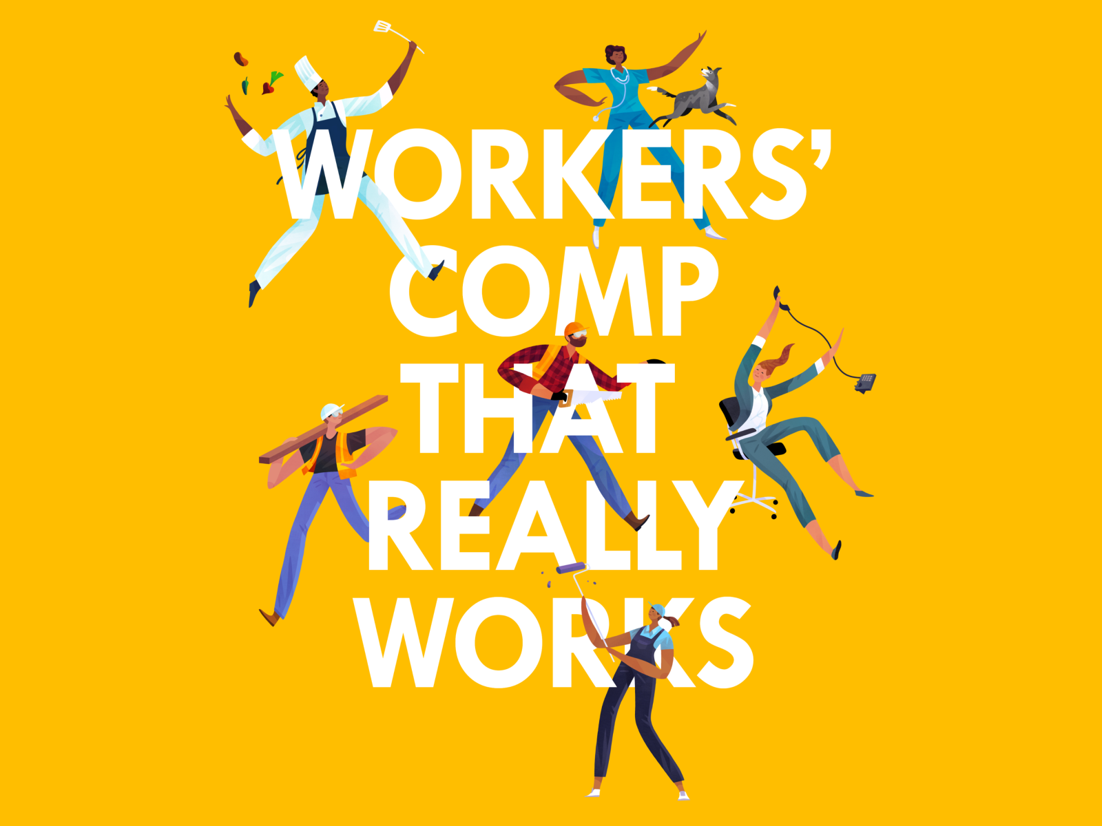 Workers' comp poster by Jarom Vogel on Dribbble