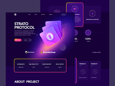 DeFi Landing Page Design