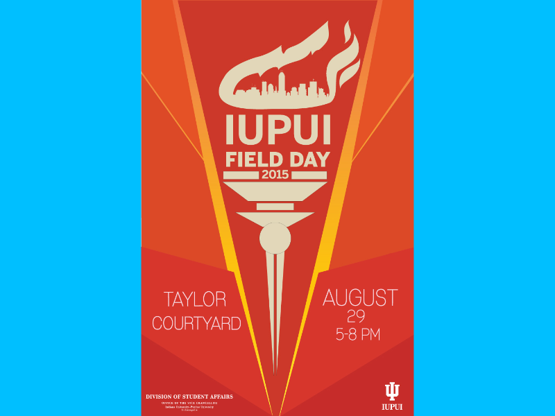 Abstract Poster Design for IUPUI by Clinton Kilgore on Dribbble