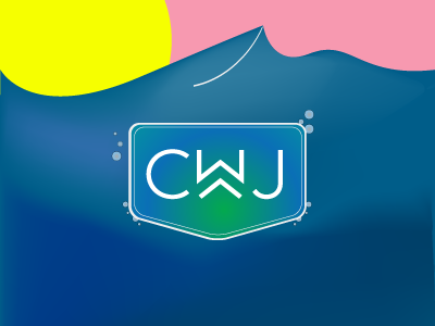 CWestleyJ Brand branding coastline contrast logo design sea water