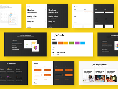 Kudos style guide by Stepan Dihich on Dribbble